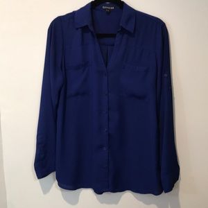 Royal Blue Express portfolio blouse